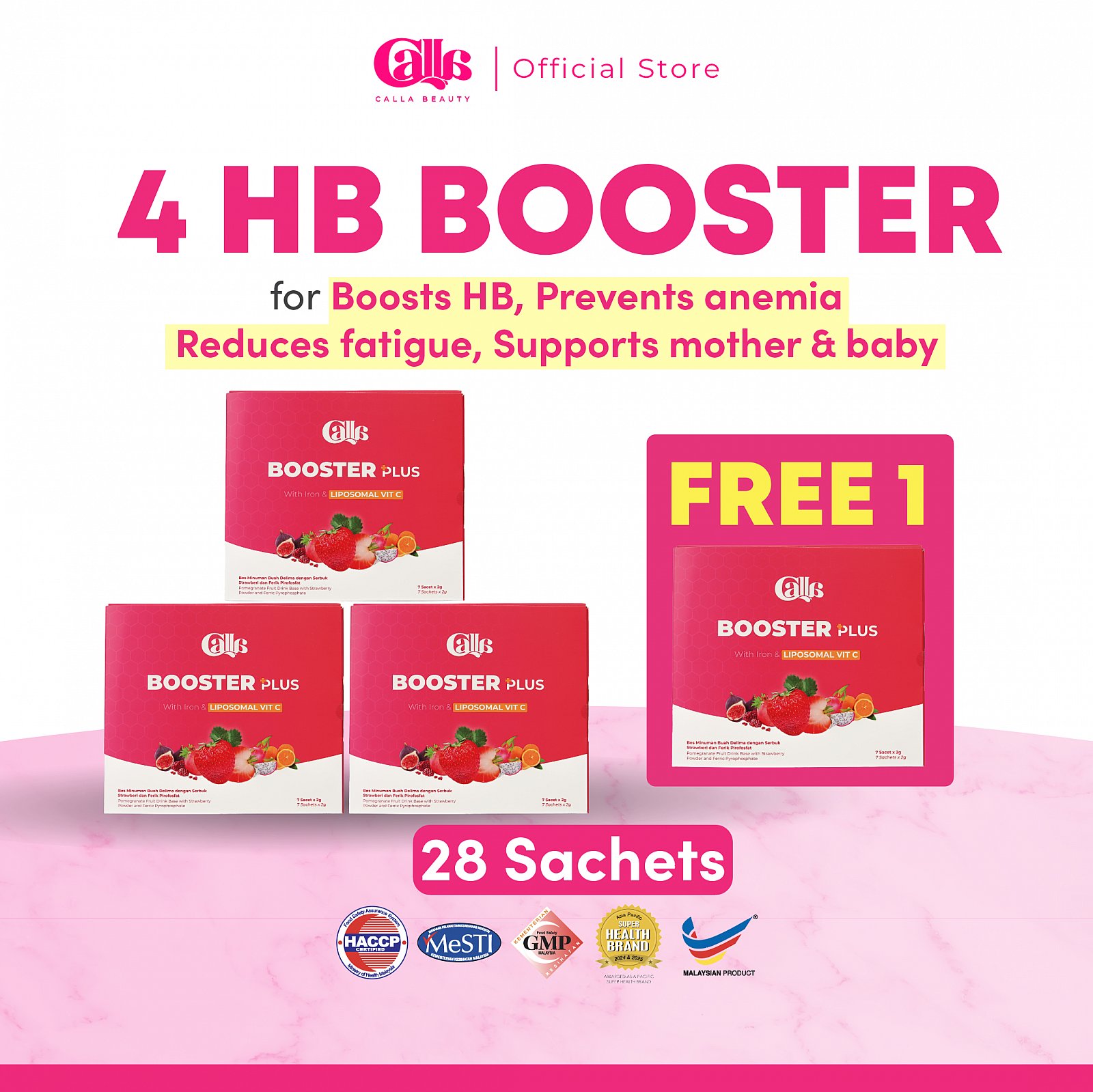 HB Booster Plus (7 sachets)